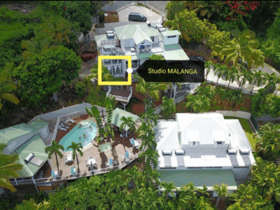Studio Malanga – Vue mer, piscine & douceur de vivre à Deshaies