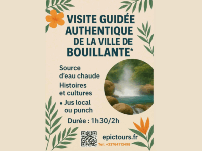 Tour de Bouillante: Découverte de la ville au eau chaude